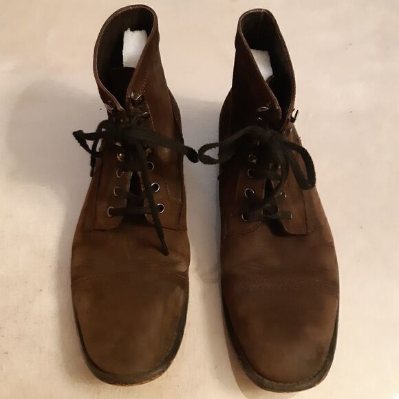 Cafeína Portugese Brown Lace Up Boots - Picture 7 of 13